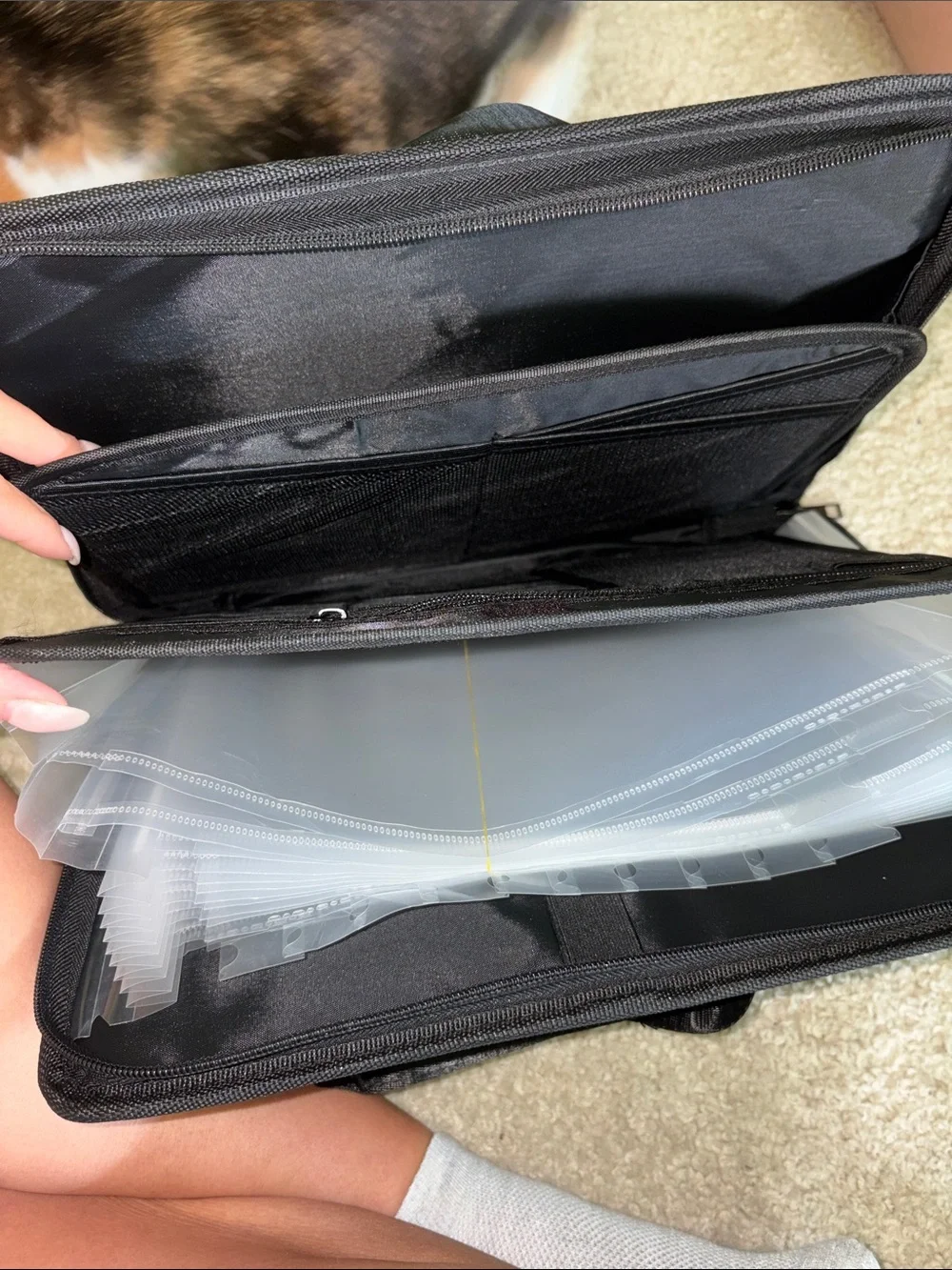Waterproof fireproof file organizer